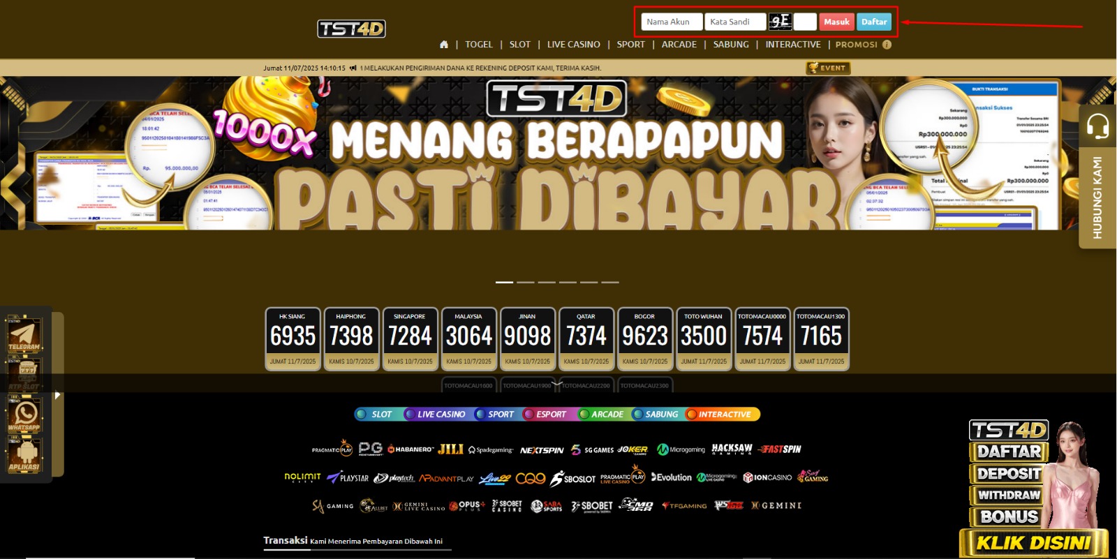 Cara login TST4D dengan cepat dan mudah untuk semua pengguna
