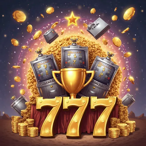 Slot777 mesin jackpot emas dengan angka keberuntungan 777