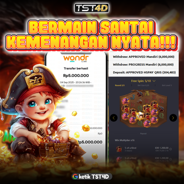 TST4D - Bermain Santai Kemenangan Nyata di Situs Slot Online 2025