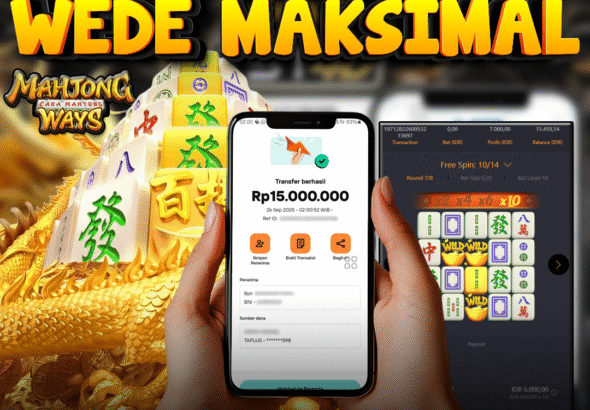 Bukti jackpot dari situs Slot Gacor Gampang Menang dengan deposit minimal dan wede maksimal